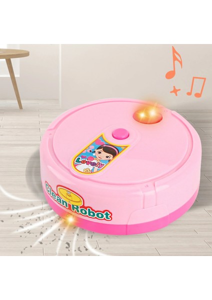 Mavi Stil Yeni Dollhouse Elektrikli Müzik Temizleme Makinesi Elektrikli Süpürge Süpürme Robotu Oyuncak Çocuk Oyuncağı Oyna Pretend Araçları Eğitici Oyuncaklar (Yurt Dışından) fırsatları