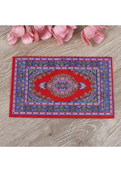 Resimler Gösterilen Stil Olarak Mini Halı Paspas Minyatür Bebek Evi Aksesuarları Kiti Simülasyon Mini Model Zemin Dekorasyonu Dollhouse (Yurt Dışından)