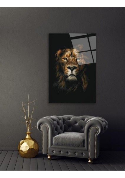 Aslan Cam Tablo