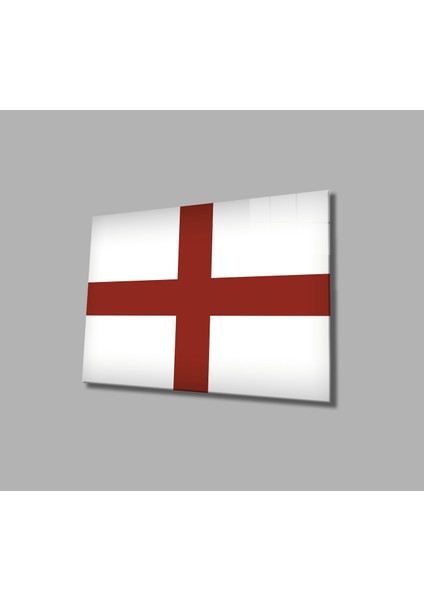Ingiltere Bayrağı Cam Tablo England Flag
