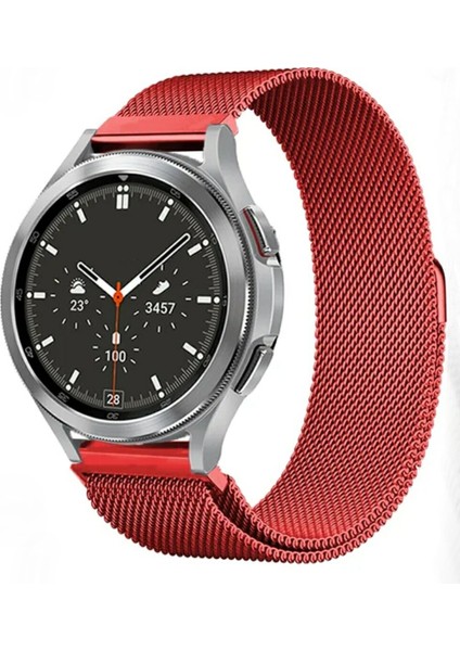 20 mm Universal Mıktatıslı Hasır Metal Kordon Kırmızı