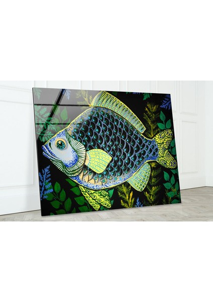 Balık Temperli Cam Duvar Tablosu fiyatları