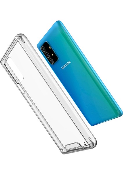 Samsung Galaxy A91 / S10 Lite Kılıf Lüx Şeffaf Silikon 300099