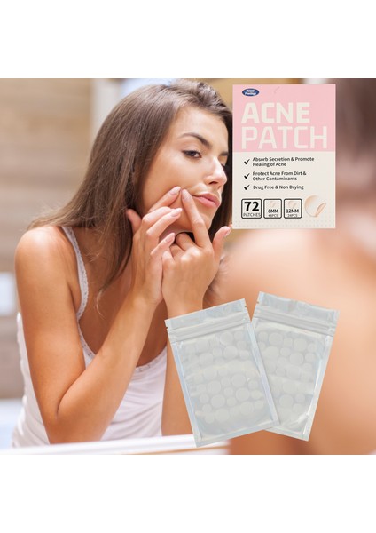 Cilt Koruyucu Yama Bandı 72 Adet Hidrokolloidler Absorde Edici Kamuflaj XLMHZT079 fırsatları