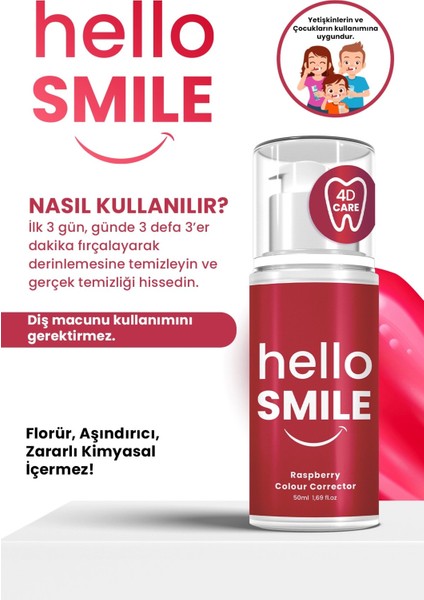 Ahududu Aromalı Anında Diş Jeli
