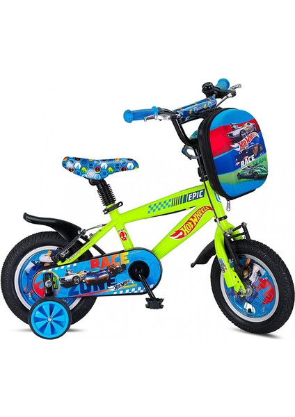 Ümit Hot Wheels Bmx - 12 Jant Çocuk Bisikleti - Neon Yeşil Mavi