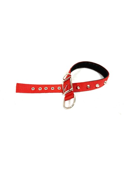 Ehlipet Ut Köpekler Için Yumuşak Dokulu Boyun Tasması Kırmızı 3X55-63 cm