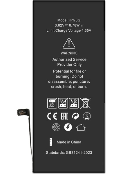 iPhone 8 Batarya Süper Batarya 2300 Mah