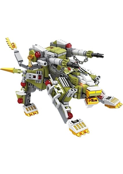 Mekanik Canavar Dinozor Mecha Yapı Taşları Montajlı Çocuk Eğitici Oyuncaklar (Yurt Dışından)