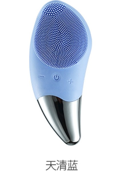 Şarj Edilebilir Silikon Yüz Temizleyici Mini Su Geçirmez Ultrasonik Gözenek Temizleyici (Yurt Dışından)
