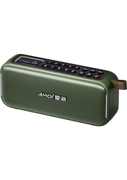 Bluetooth Hoparlör Süper Subwoofer Dış Mekan Takılabilir Kart, Yüksek Güçlü Hıfı Ses Çalar Kaydı (Yurt Dışından)