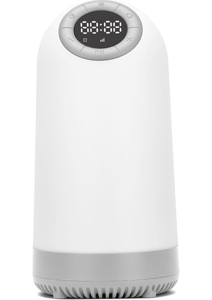 Atmosfer Işığı Bluetooth Ses Yaratıcı Hediye Saati Uyandırma Işığı Tws Kart Bluetooth Hoparlör (Yurt Dışından)