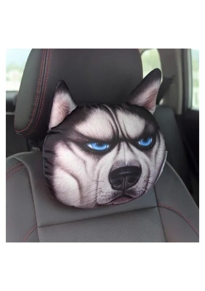 10 Dolgu Stili Olmadan Yaratıcı 3D Baskılı Kedi Köpek Evcil Yüz Araba Kafalık Araba Boyun Desteği Malzemeleri Doldurmadan Boyun Güvenlik Yastık Kılıfı (Yurt Dışından)