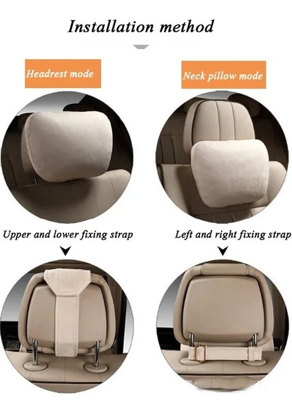 2 Adet Kahverengi Tarzı 2 Adet Li Araba Kafalık Boyun Yastık Maybalass Yumuşak Evrensel Seyahat Oto Aksesuarları Araba Koltuğu Kapağı Sandalye Minderi Yastık (Yurt Dışından) fiyatları
