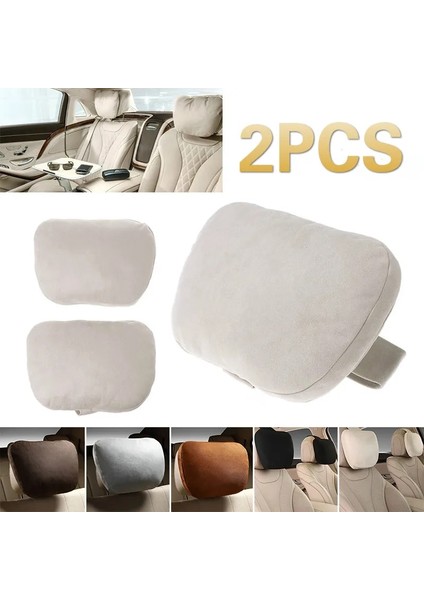 2 Adet Kahverengi Tarzı 2 Adet Li Araba Kafalık Boyun Yastık Maybalass Yumuşak Evrensel Seyahat Oto Aksesuarları Araba Koltuğu Kapağı Sandalye Minderi Yastık (Yurt Dışından) indirimleri