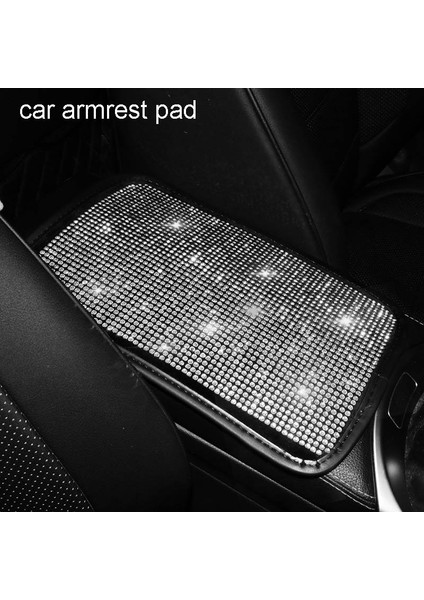 1 Adet Kolçak Pedi Stili Moda Taklidi Kristal Araba Kafalık Boyun Yastıklar Elmas Araba Emniyet Kemeri Kılıfı Pad Bel Desteği Oto Iç Aksesuar Seti (Yurt Dışından)