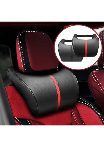 Siyah Stil Pişirmek Araba Boyun Yastığı Ayarlanabilir Bellek Pamuklu Araba Kafalık Boyun Dayanağı Koruma Koltuk Minderi Yastık Araba Iç Aksesuarları (Yurt Dışından) fiyatları