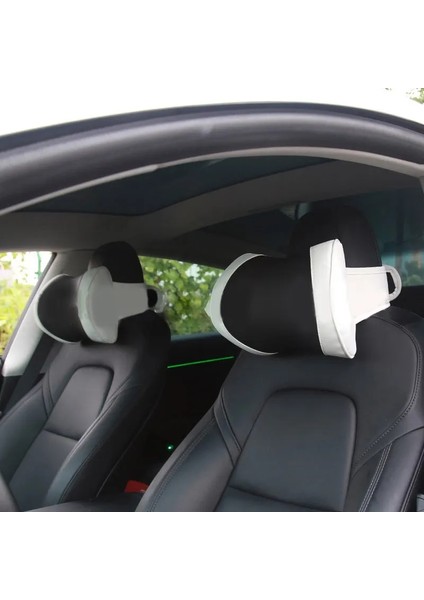 Siyah Stil Mikrofiber Deri Boyun Yastığı Tesla Modeli Için 3 S x Y Yumuşak Rahat Yastık Boyun Desteği Araba Koltuğu Kafalık Aksesuarları (Yurt Dışından) indirimleri