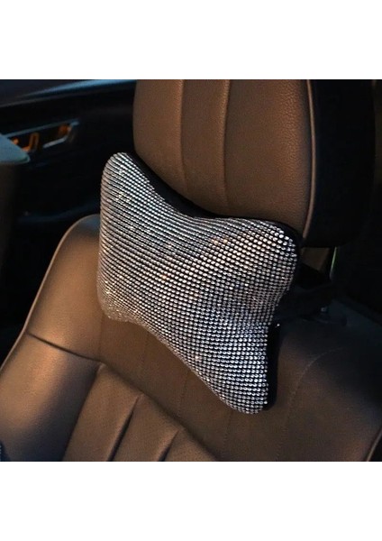 1 Adet Kolçak Pedi Stili Moda Taklidi Kristal Araba Kafalık Boyun Yastıklar Elmas Araba Emniyet Kemeri Kılıfı Pad Bel Desteği Oto Iç Aksesuar Seti (Yurt Dışından) fırsatları