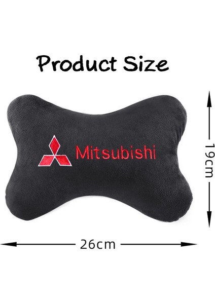 Mitsubishi 1 Adet Tarzı Araba Yastıkları Yastık Boyun Istirahat Oto Arkalığı Kafa Destek Pedi Mitsubishi Ralliart Lancer Asx Outlander 3 Pajero Sport (Yurt Dışından)