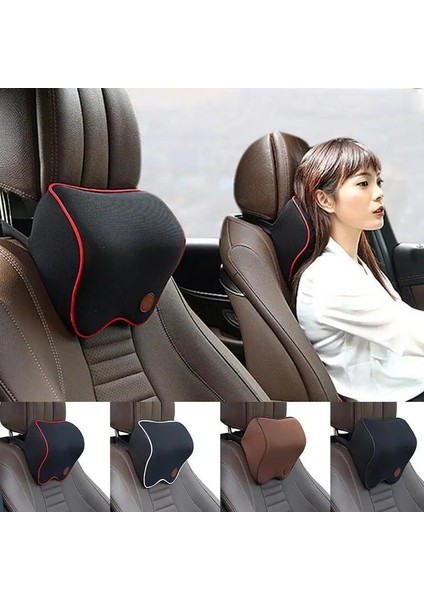 Açık Kahverengi Tarzı Araba Yastık Rahat Koltuk Kafalık Yastık Bellek Pamuk Seyahat Koltuk Koruyucu Oto Destek Boyun Baş Yastığı Koltuk Dinlenme Araba Aksesuarı (Yurt Dışından) modelleri