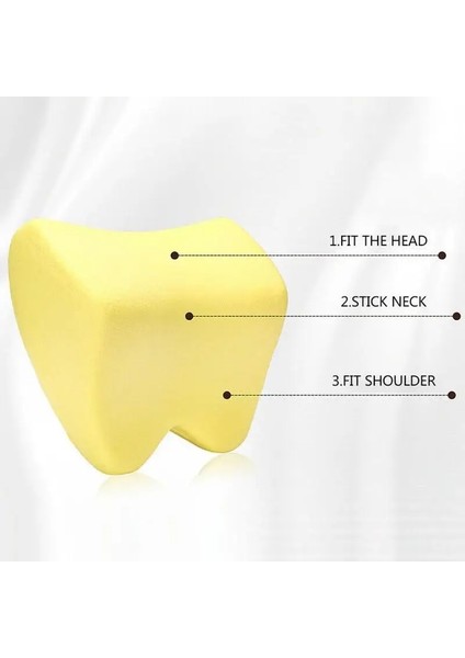 Açık Kahverengi Tarzı Araba Yastık Rahat Koltuk Kafalık Yastık Bellek Pamuk Seyahat Koltuk Koruyucu Oto Destek Boyun Baş Yastığı Koltuk Dinlenme Araba Aksesuarı (Yurt Dışından) fırsatları