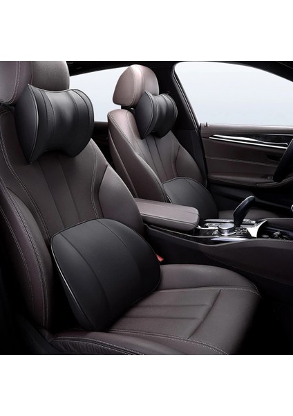 No.23 Tarzı Dokıa Araba Kafalık Boyun Bel Desteği Yastık Minder ile Nefes Alabilir Yıkanabilir Kapak Araba ve Ofis Koltuğu Koltuğu Pu Deri (Yurt Dışından) fiyatları