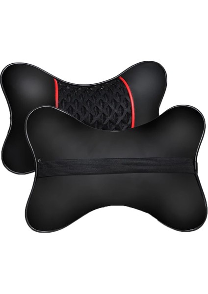 Siyah Stil U Deri Örme Araba Yastıkları Kafalık Boyun Dinlenme Minderi Destek Koltuk Aksesuarları Oto Siyah Güvenlik Yastığı Evrensel Dekor (Yurt Dışından) modelleri