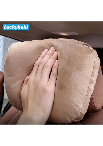 Yastık-Kahverengi Tarzı En Li Araba Kafalık Boyun Desteği Koltuk Maybach Tasarım S Sınıfı Yumuşak Evrensel Ayarlanabilir Araba Yastığı Boyun Dinlenme Minderi Seti (Yurt Dışından) modelleri