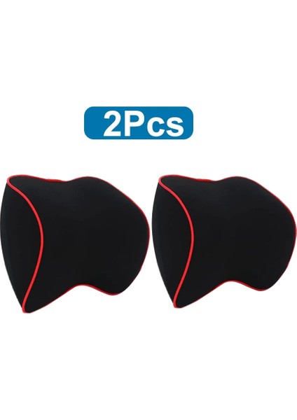 2 Adet Bir Stil Araba Kafalık Yastık Boyun Oto Koltuk Bellek Pamuk Nefes Sürüş Için Destek Minderi Sandalye Dinlenme Uyku Iç Araba Parçaları (Yurt Dışından)