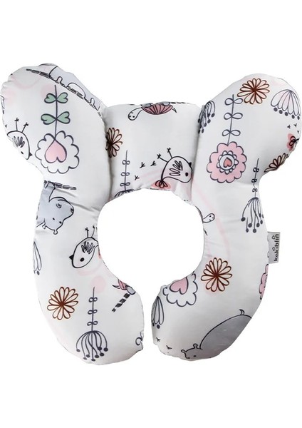 No.12 Tarzı Yeni Seyahat Araba Koltuğu Baş ve Bebek Boyun Yastığı Güvenlik Yumuşak Boyun Desteği Yastığı Çocuk U Şekli Kafalık Baş Koruma Yastığı (Yurt Dışından)