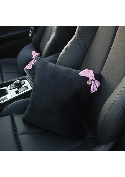 Yastık Stili Tutun Sevimli Ilmek Evrensel Araba Koltuğu Kafalık Boyun Yastık Rhinestones Malzemeleri Kadınlar Için Oto Bel Desteği Araba Aksesuarları Iç (Yurt Dışından) modelleri