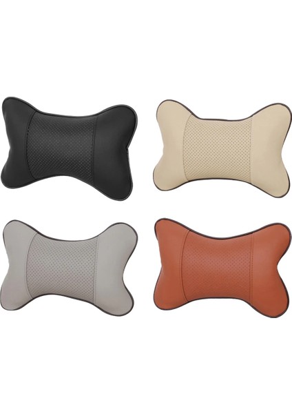 Kahverengi B Tarzı Mojoyce Araba Boyun Yastıkları Her Iki Yan Pu Deri Evrensel Boyun Dayanağı Yastık Pedi Yastık Oto Koltuğu Baş Boyun Dayanağı Yastıkları Kafalık (Yurt Dışından) modelleri