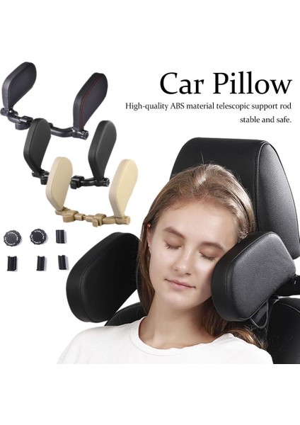 Mavi Stil Araba Koltuğu Kafalık Yastığı Seyahat Dinlenme Boyun Yastık Destek Çözümü Çocuklar Için Yastık ve Yetişkinler Oto Koltuk Baş Minderi Araba Yastığı (Yurt Dışından) fırsatları