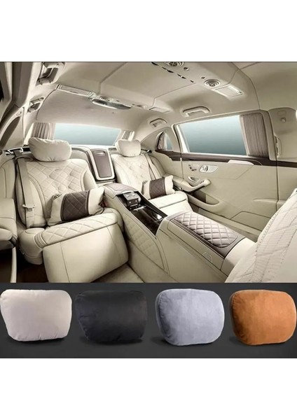 Bej Tarzı Mercedes-Benz Bmw Audi Maybalass Için Araba Aksesuarları Araba Kafalık Boyun Koltuk Minderi Ultra Yumuşak Evrensel Kapakları (Yurt Dışından) modelleri