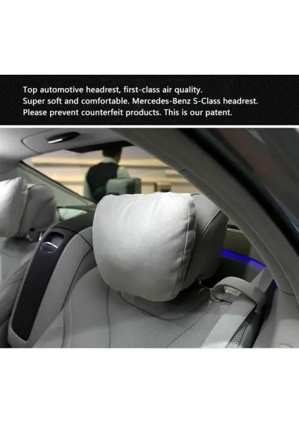 Bej Tarzı Mercedes-Benz Bmw Audi Maybalass Için Araba Aksesuarları Araba Kafalık Boyun Koltuk Minderi Ultra Yumuşak Evrensel Kapakları (Yurt Dışından) indirimleri