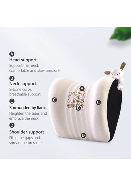 No.2 Tarzı Cilt Dostu Flanel Araba Kafalık ve Bel Yastığı Nefes Alabilir Solmayan Araba Yastıkları Araba Koltuğu Ofis Koltuğu Için Bel Desteği (Yurt Dışından) indirimleri