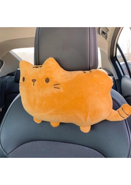Kara Kedi Stili Yaratıcı Karikatür Sevimli Kedi Oto Araba Koltuğu Baş Boyun Dinlenme Minderi Kafalık Yastık Peluş Ped Araba Emniyet Yastığı Araba Aksesuarları (Yurt Dışından) fiyatları