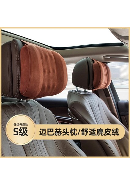 Kahverengi Tarzı Araba Kafalık Boyun Yastık Araba Yastık Için Aksesuarlar Battaniyeler Iç Çekirdek Süet Araba Boyun Koltuk Yastığı Iç Aksesuarlar (Yurt Dışından) fiyatları