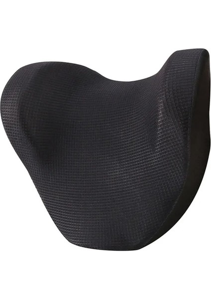 Siyah Stil Örgü Ev Araba Kafalık Kafa Koltuk Minder Boyun Yastık Dinlenme Bellek Köpük Pamuk Kapak Oto Seyahat Desteği Için Kumaş Yumuşak Sandalye (Yurt Dışından)