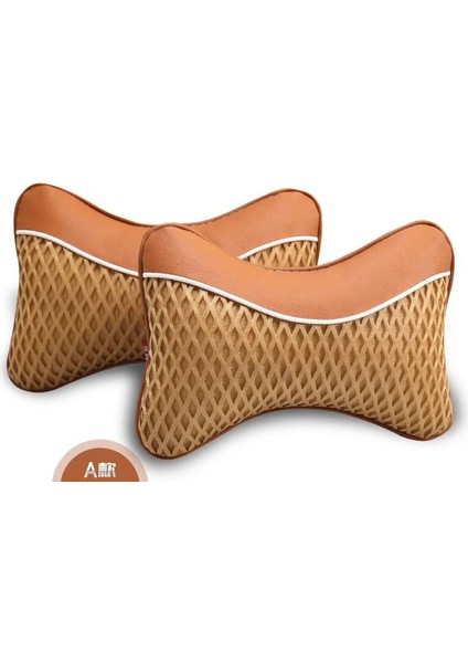 Turuncu Tarzı 2019 Moda Nefes Alabilen Araba Boyun Yastıkları Akın Kumaş Tek 1 Adet Kafalık Çoğu Araba Için Uygun Dolgulu Fiber Evrensel Araba Yastığı (Yurt Dışından)