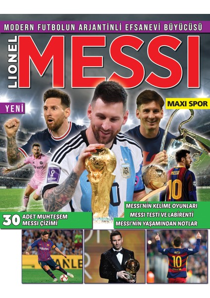 Messi Özel Albüm Poster Sticker 002