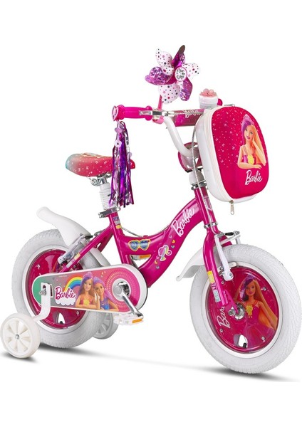 Barbie Bmx - 14 Jant Çantalı Çocuk Bisikleti - Pembe