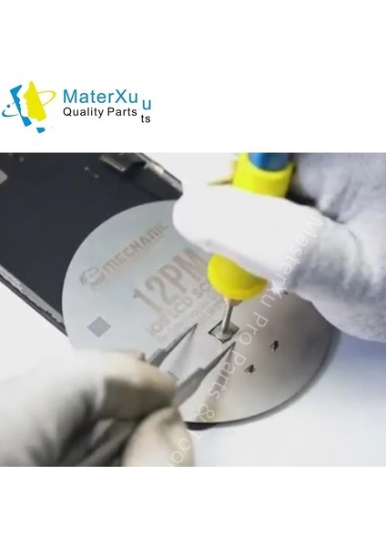 UFO6-A12 Tarzı Masterxu Mekanik Ufo Çelik Şablon LCD Ekran Flex Kablo Koruma iPhone Ro Max Ic Ploshing Onarım Pop-Up (Yurt Dışından) fiyatları