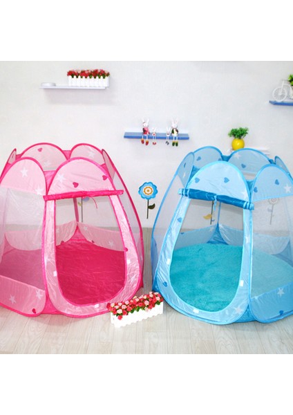 Çocuk Altıgen Kaplı Polyester Kumaş Çadır Oyun Evi Kapalı Açık Bebek Top Havuzu Kale (Yurt Dışından) fiyatları