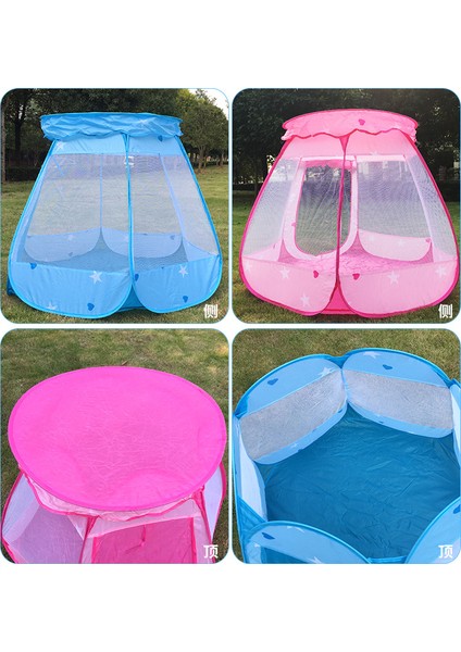 Çocuk Altıgen Kaplı Polyester Kumaş Çadır Oyun Evi Kapalı Açık Bebek Top Havuzu Kale (Yurt Dışından) modelleri