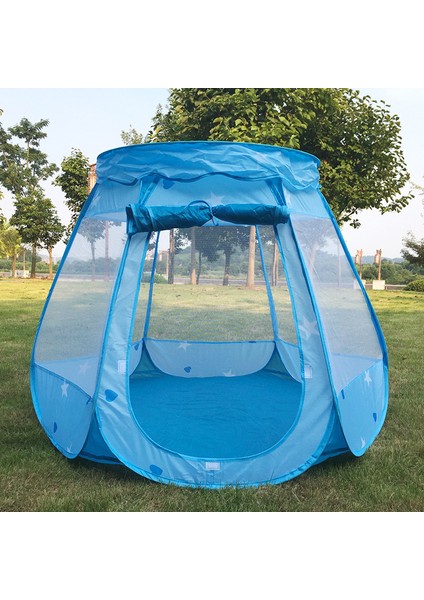 Çocuk Altıgen Kaplı Polyester Kumaş Çadır Oyun Evi Kapalı Açık Bebek Top Havuzu Kale (Yurt Dışından) indirimleri