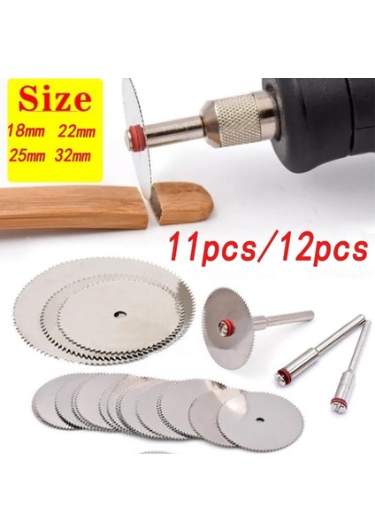 11 Adet Tarzı 22 mm Elektrikli Taşlama Aksesuarları Ahşap Paslanmaz Çelik Mini Testere Bıçağı Bölümü Elektrikli Taşlama Kesme Bıçağı (Yurt Dışından) fiyatları