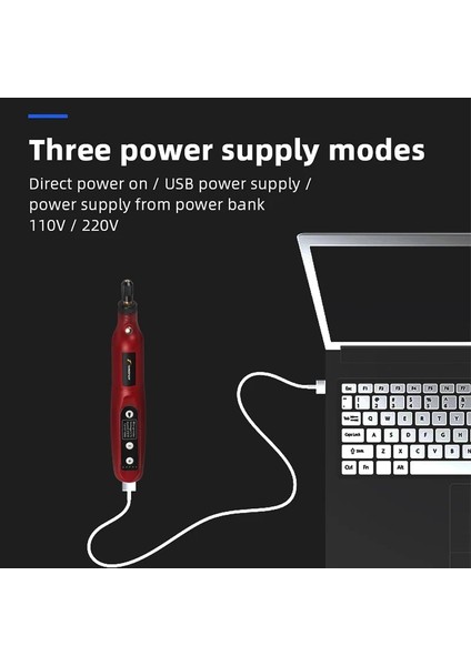 24 Adet Stilde Matkap Mini Akülü Matkap Şarj Edilebilir USB Ağaç Işleme Kablosuz Gravür Kalemi LED Mikro Döner Aracı ile Dremel Mini Gravür Değirmeni (Yurt Dışından)