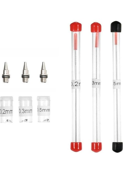 6 Adet Set Stili Airbrush Memesi Iğne Airbrushes Için Yedek Parçalar Püskürtme Tabancası Modeli Püskürtme Boya Püskürtücü Aracı Aksesuarları (Yurt Dışından) fiyatları